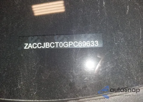 2016 Jeep Renegade Trailhawk from USA, damaged, VIN ZACCJBCT0GPC69633